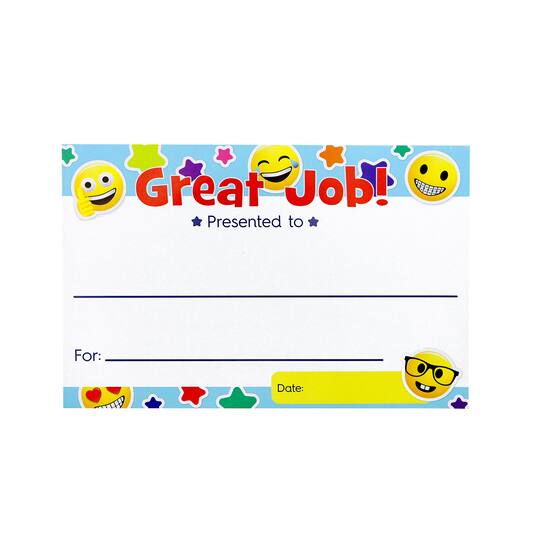 Smileys Award Certificates By Creatology